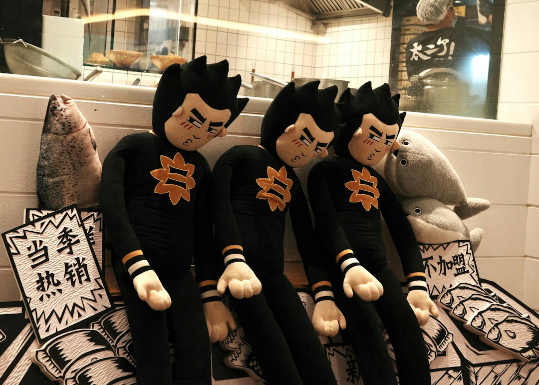 plush toys closeup