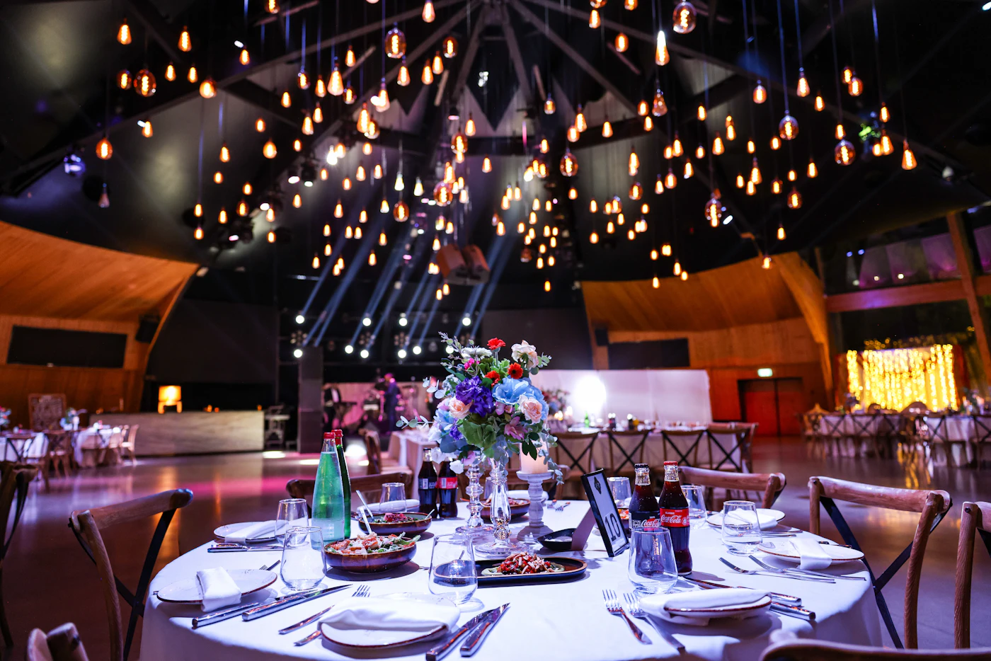 Hanging lights event