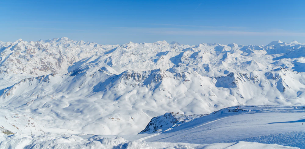 Snow-capped mountain