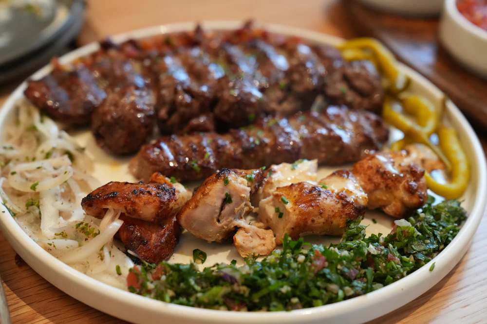 Symbolbild eines griechischen Grilltellers