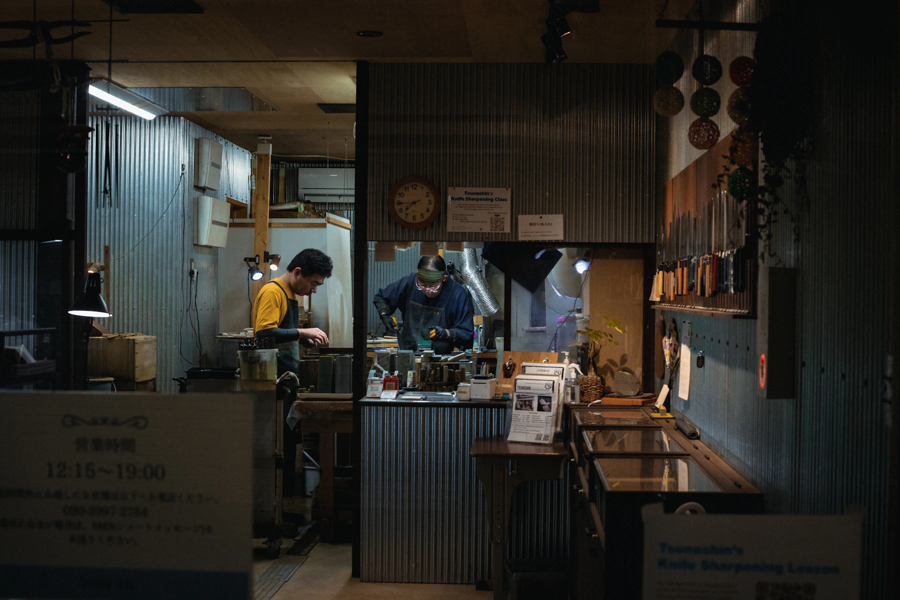 Artisan working in a workshop