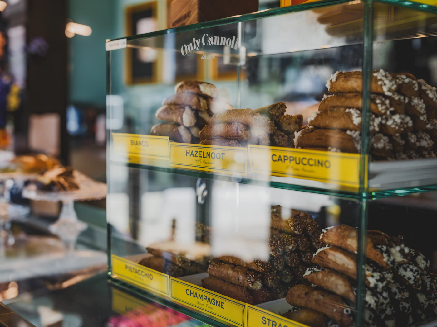 Pastry case · backlit
