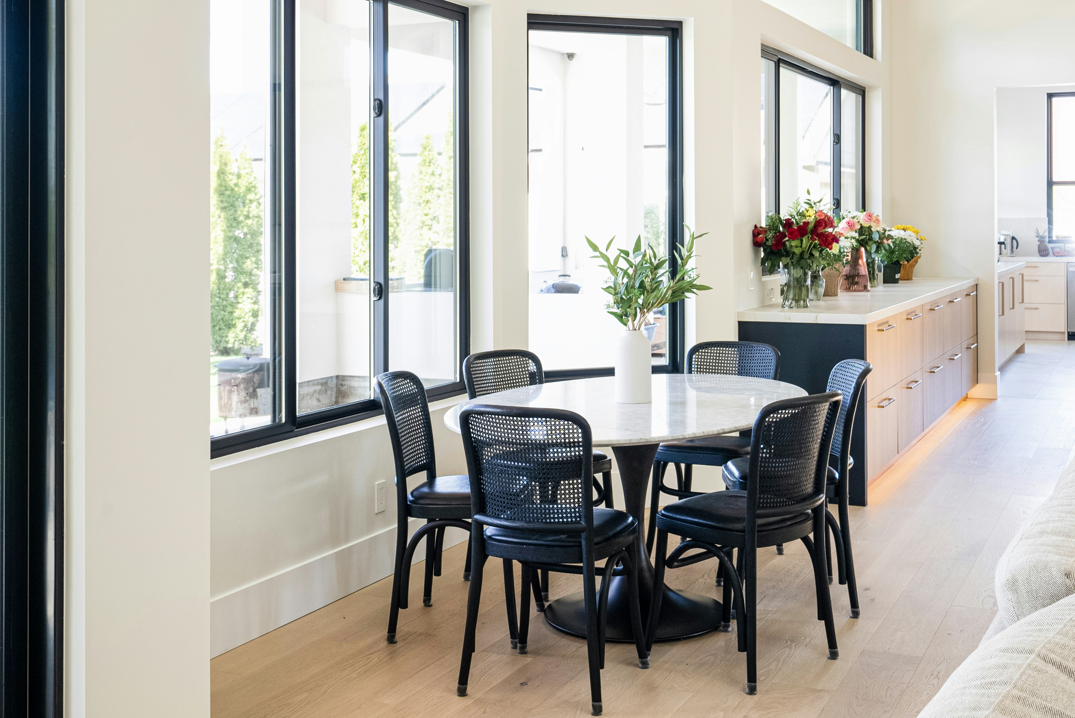 light wood dining table, wallpaper, Scandinavian Dining Table: Find the Perfect Fit 5