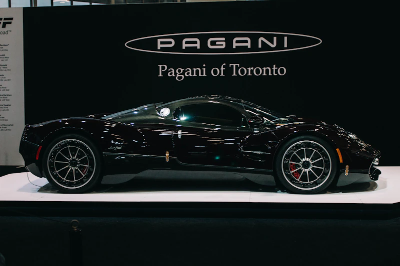 Exclusive Pagani sports car, sugar mummy's dream