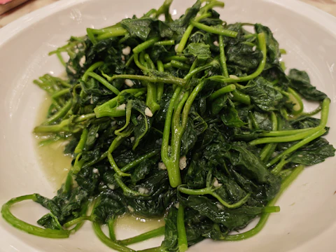 Rau bí xào tỏi