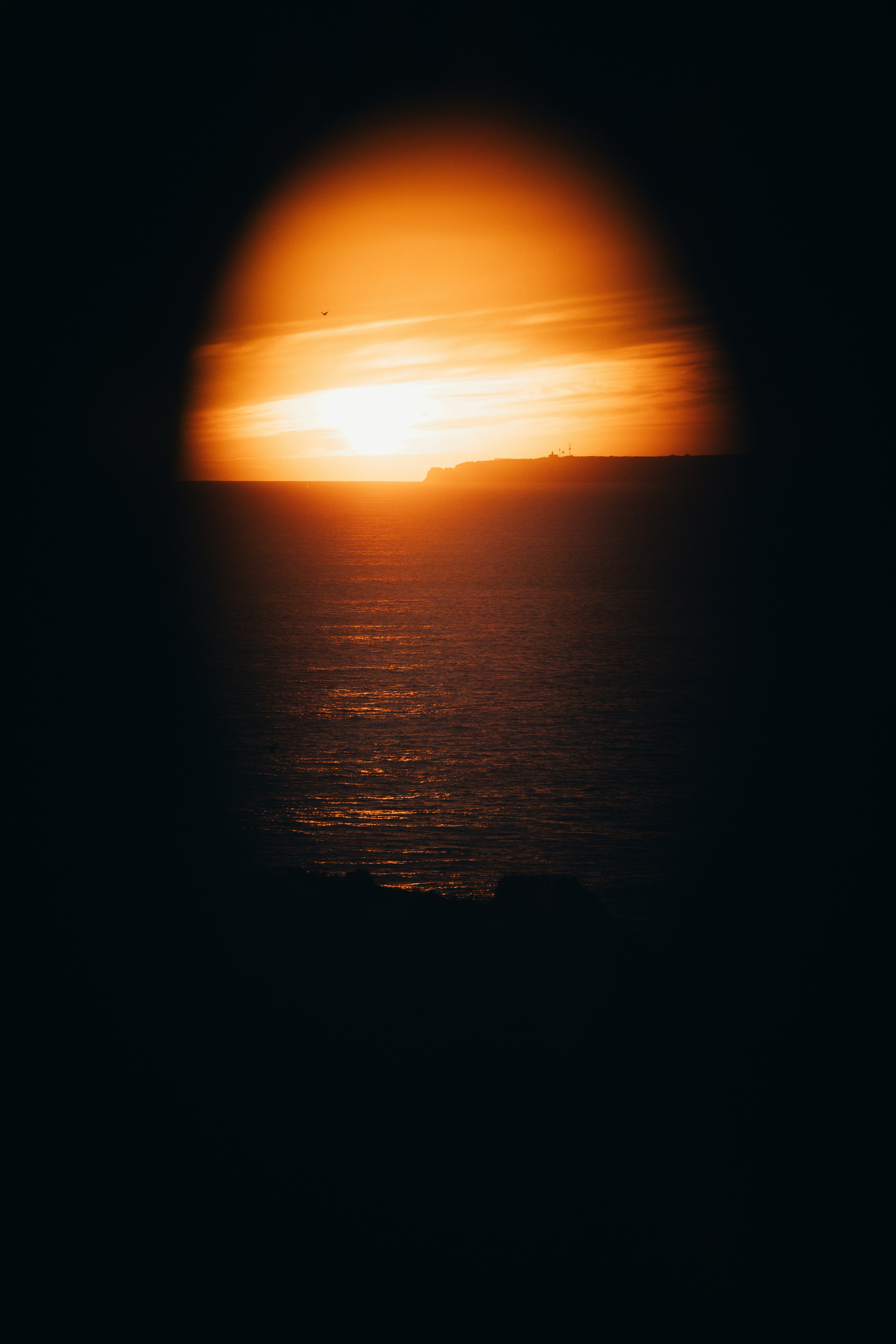 Relaxing sunset over Ocean View