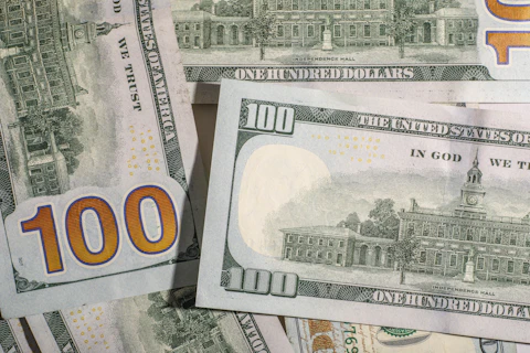 US dollar bills representing financial freedom