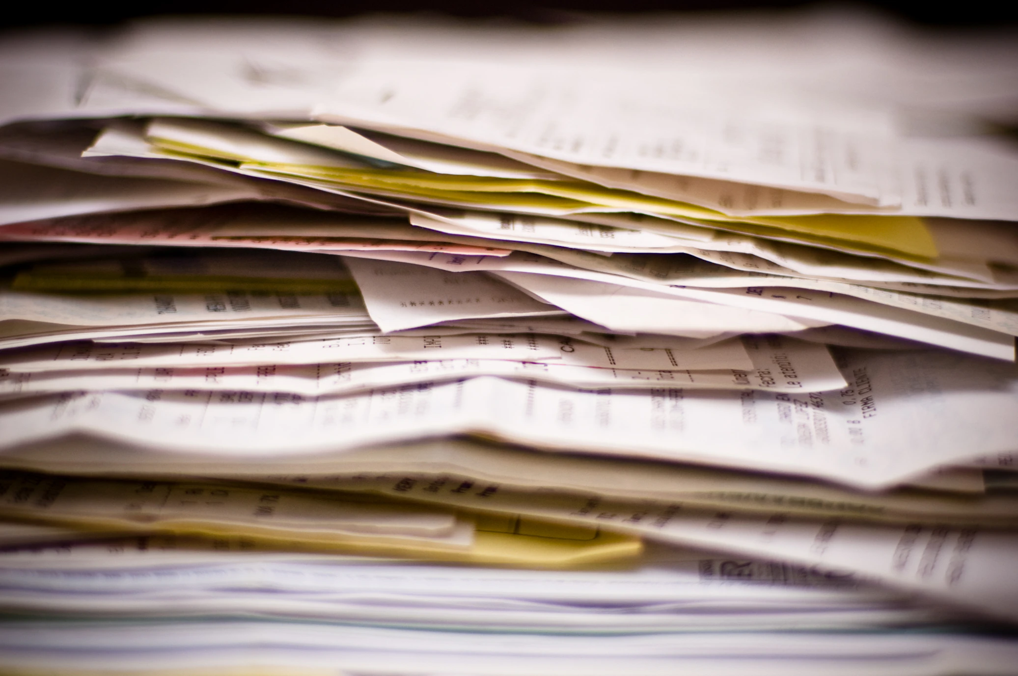 Documentos financeiros