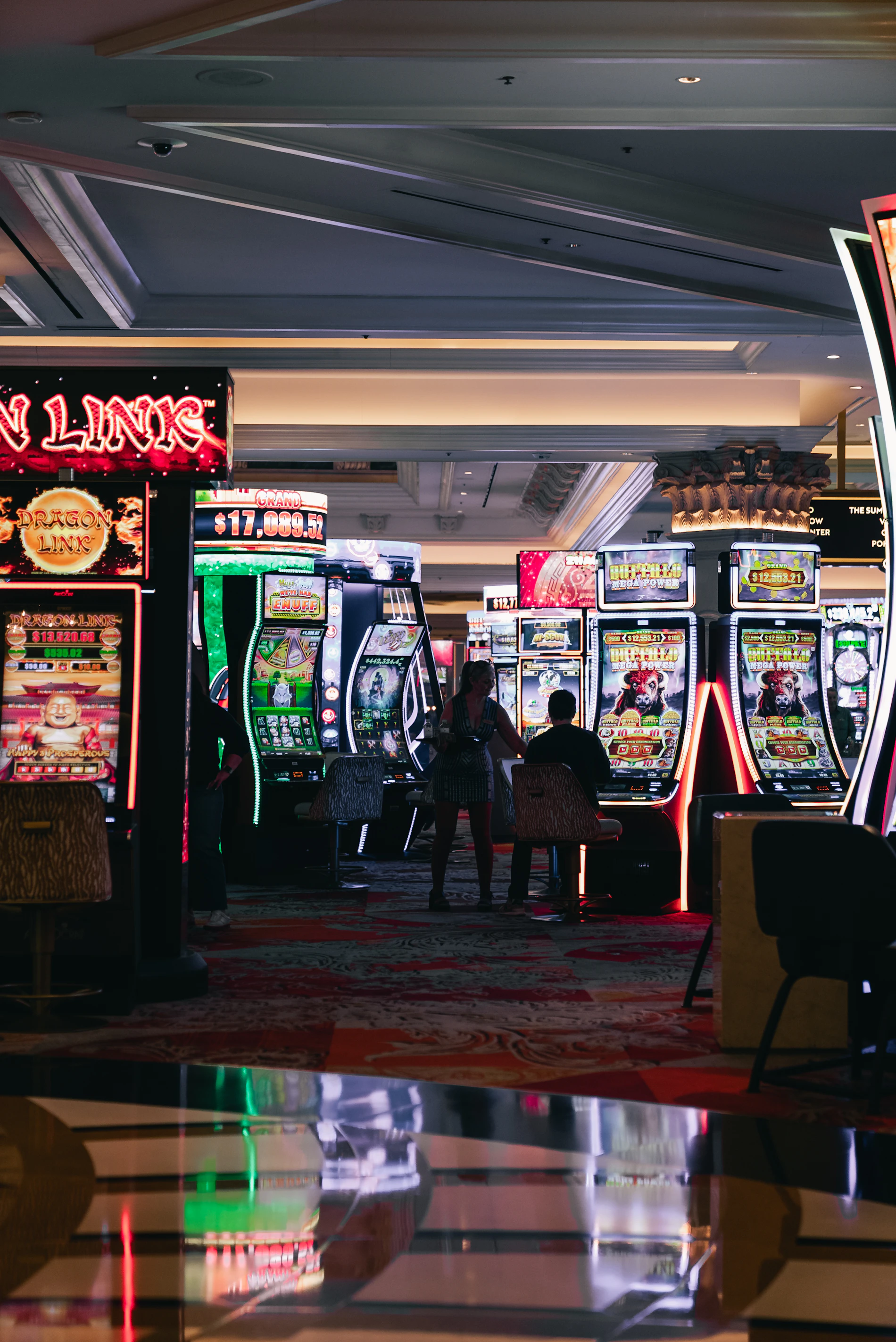 Casino avondinterieur