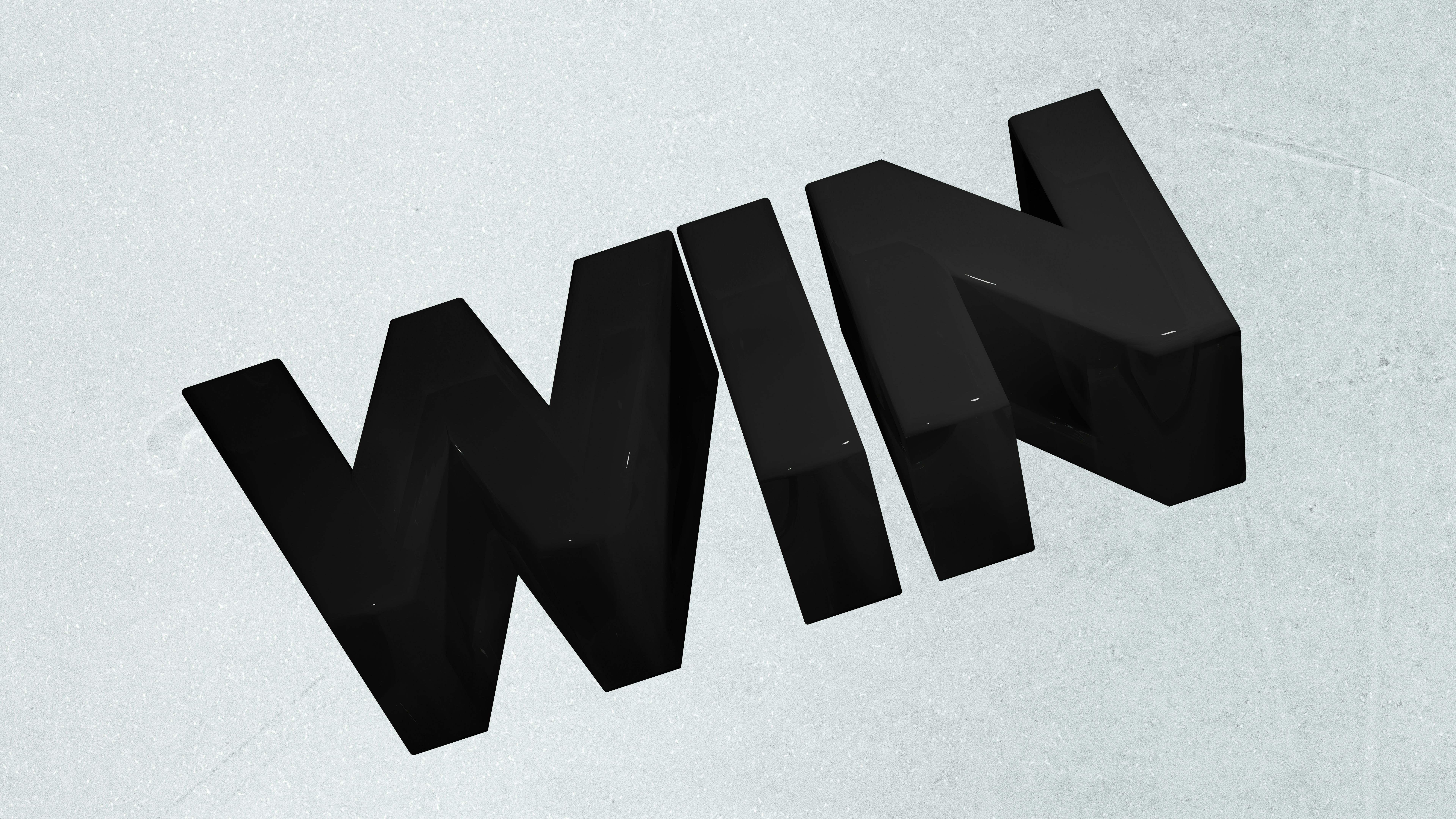 Win Text | Blender 3D