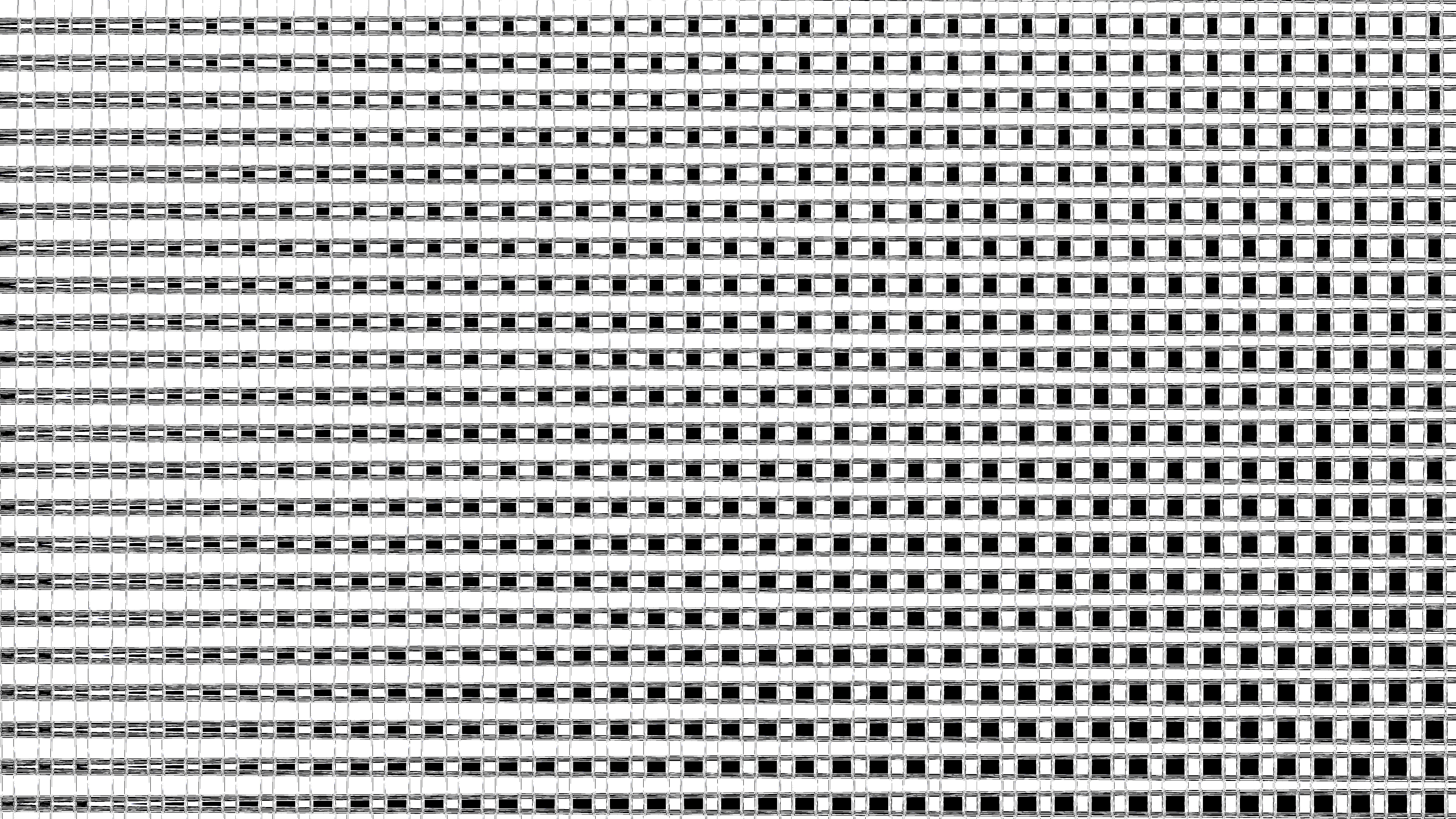 Grid of black squares fading to white