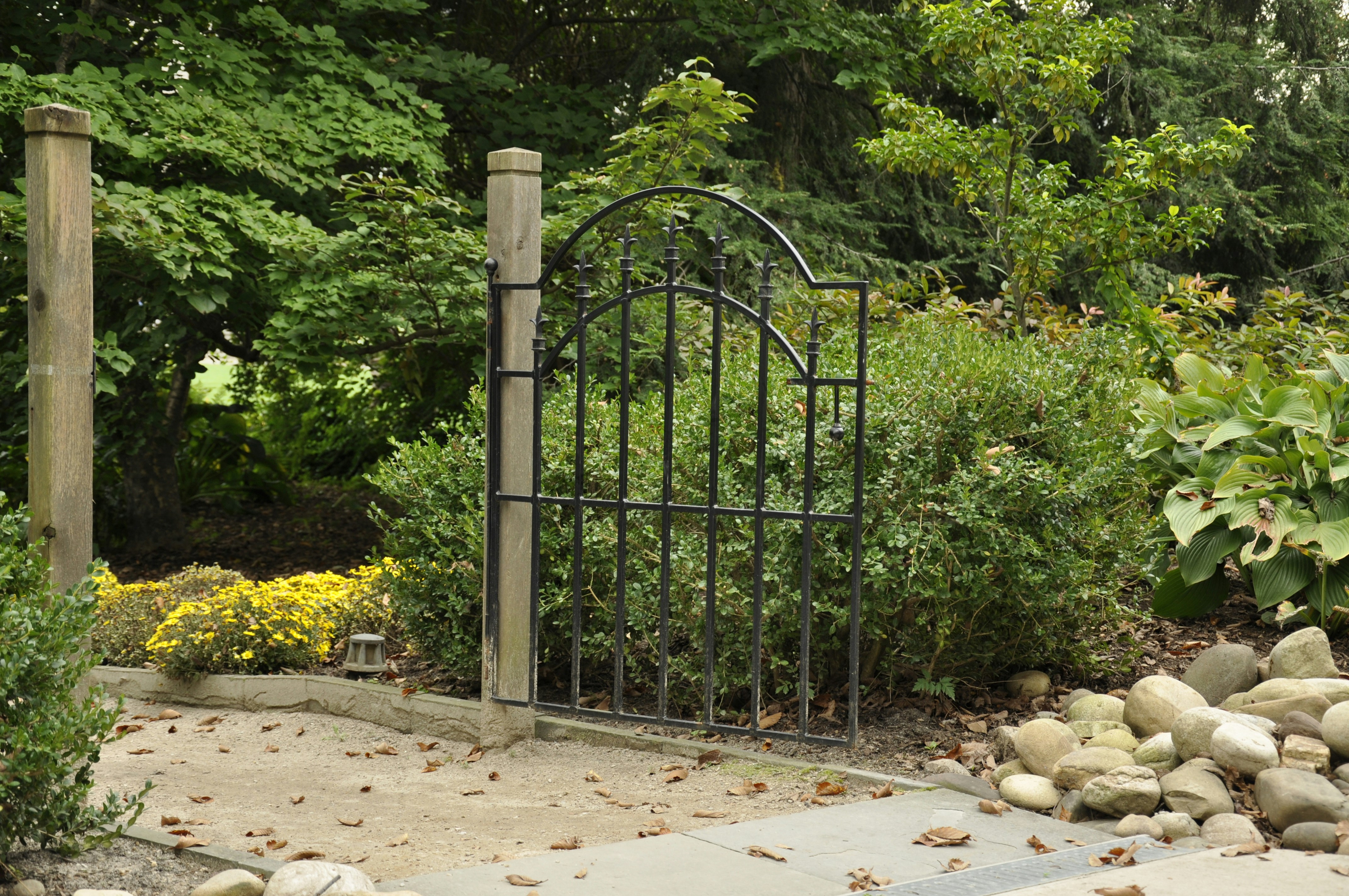 decorative garden gate