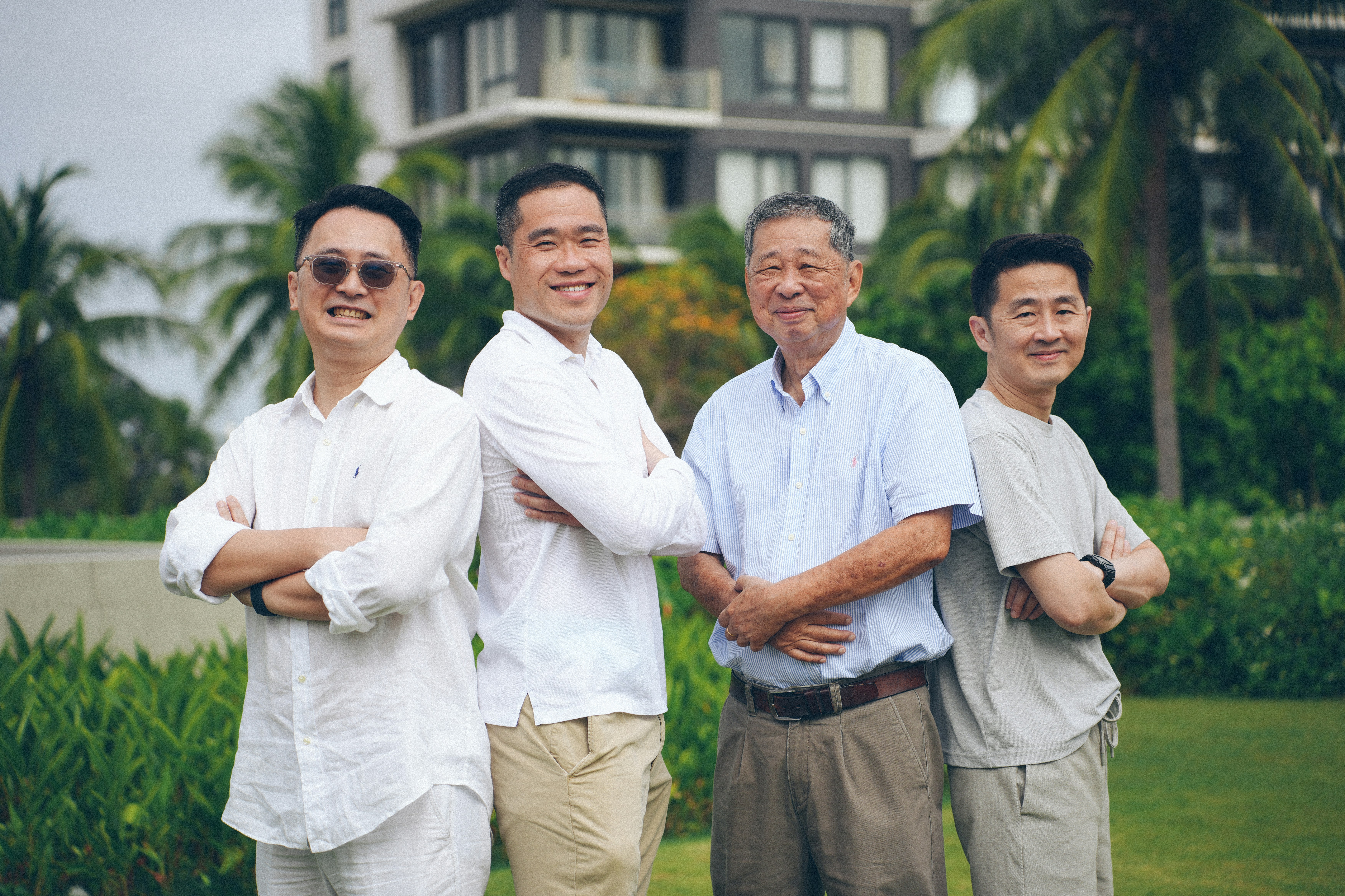 Grupa menedżerów na zagranicznym wyjeździe incentive