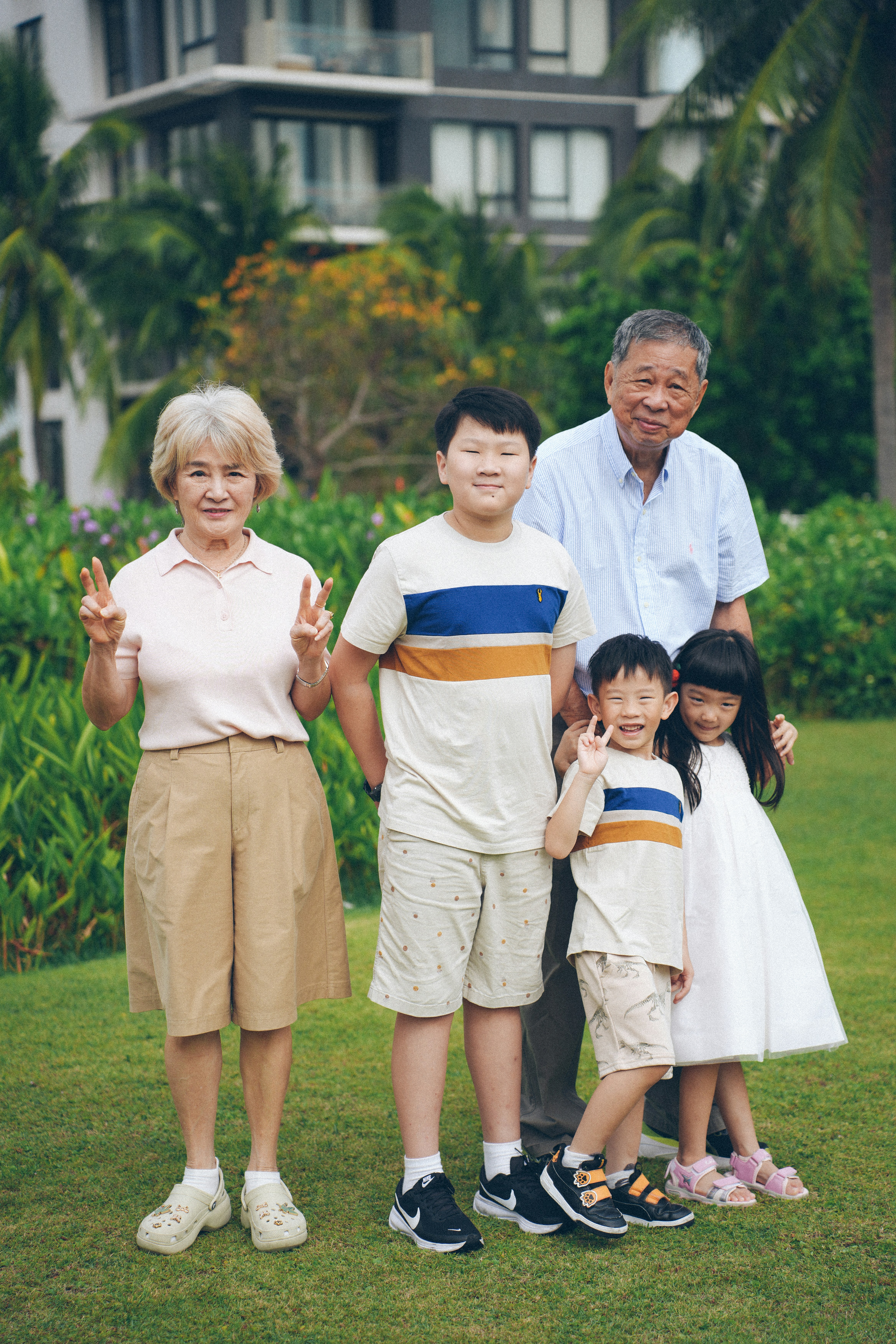 Family estate planning outdoors