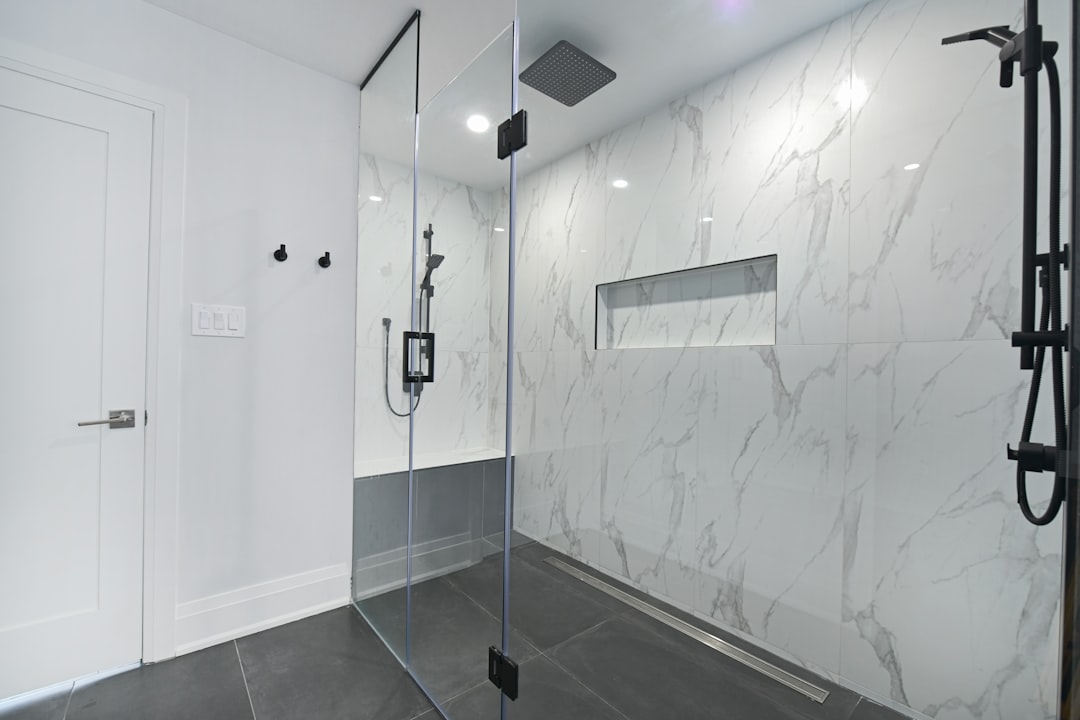 Stainless Steel Shower Squeegee with Adhesive Hooks