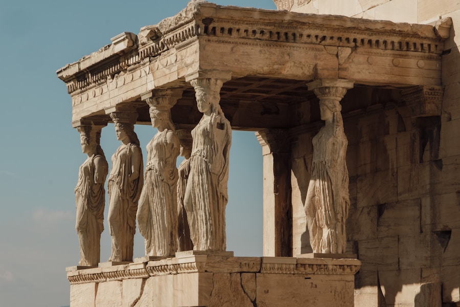 Ancient Mythology — caryatid statues of the Erechtheion