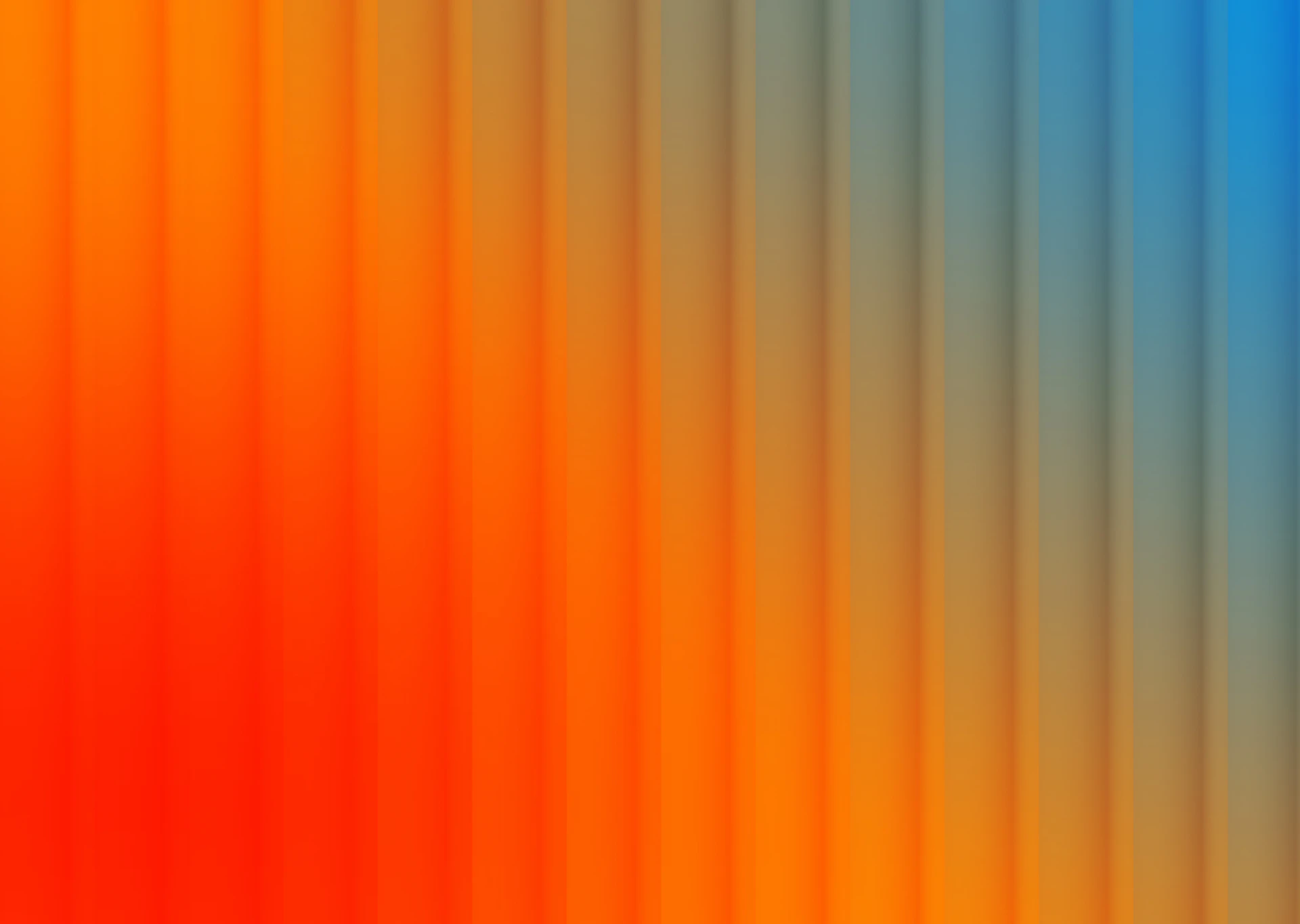 Vertical stripes of orange, yellow, and blue gradient
