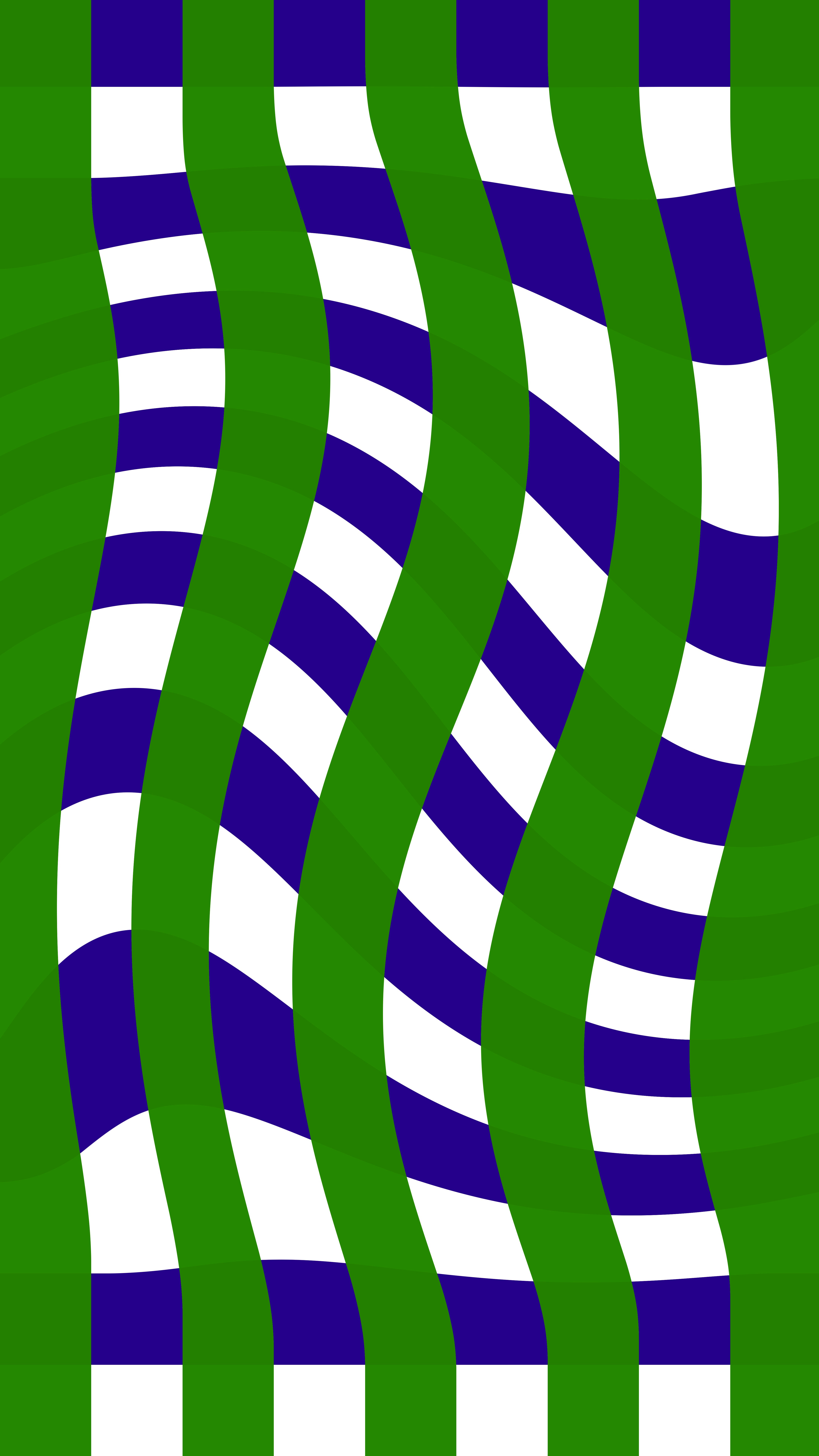 Wavy green background with blue and white stripes