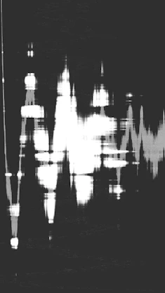 Abstract black and white light streaks