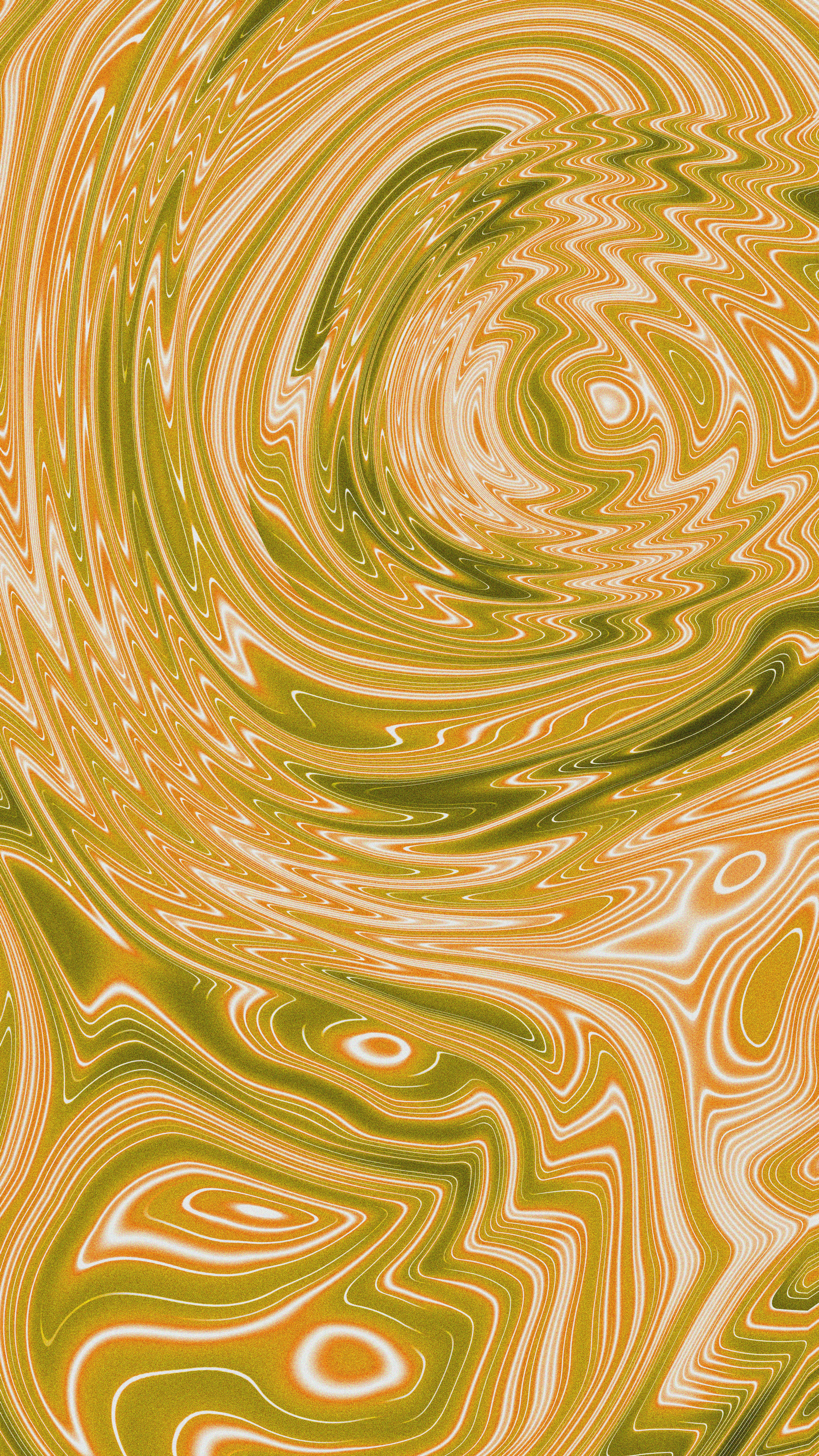 Swirling abstract pattern of yellow and green