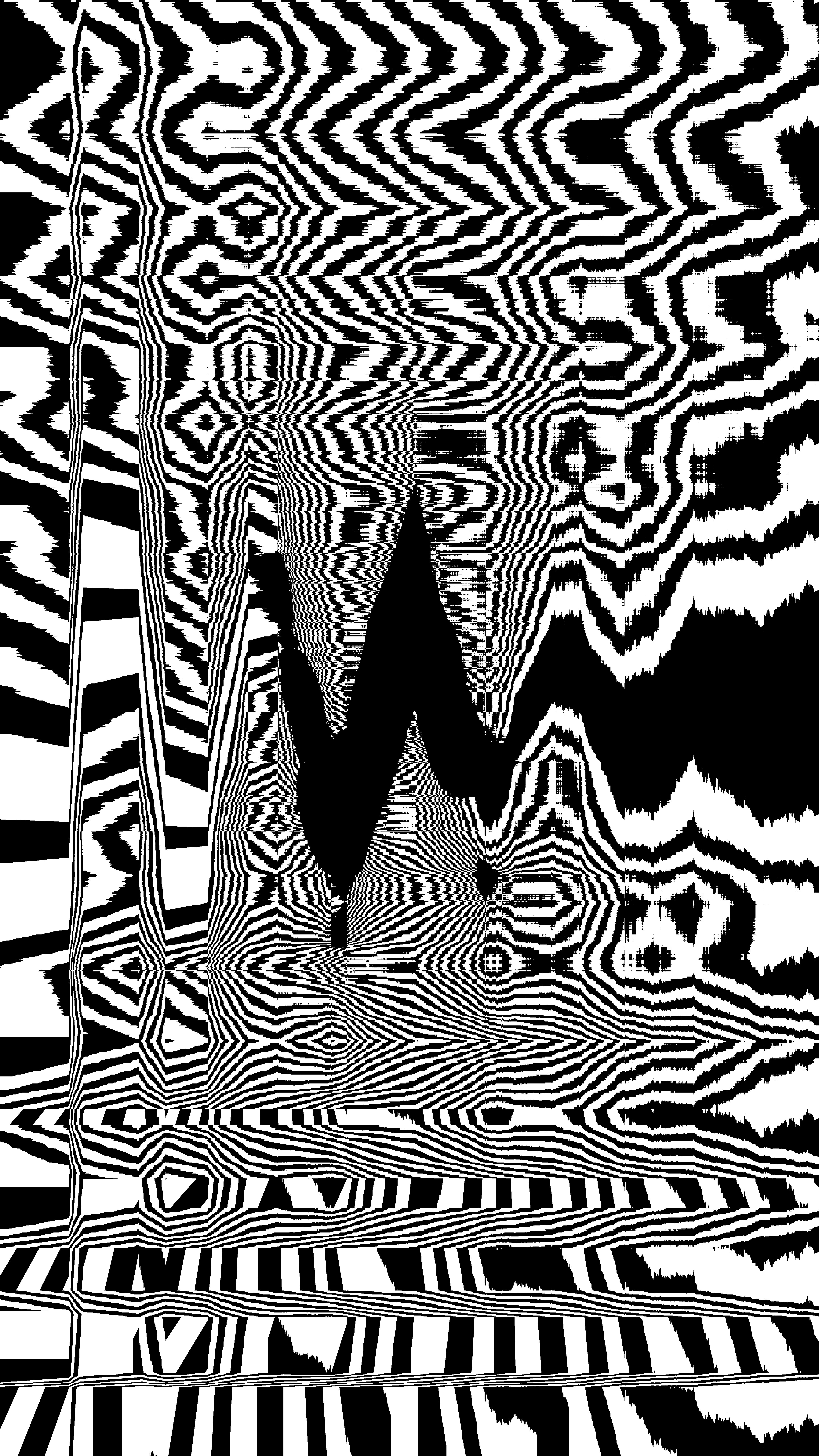 추상적인 흑백 물결무늬 무늬