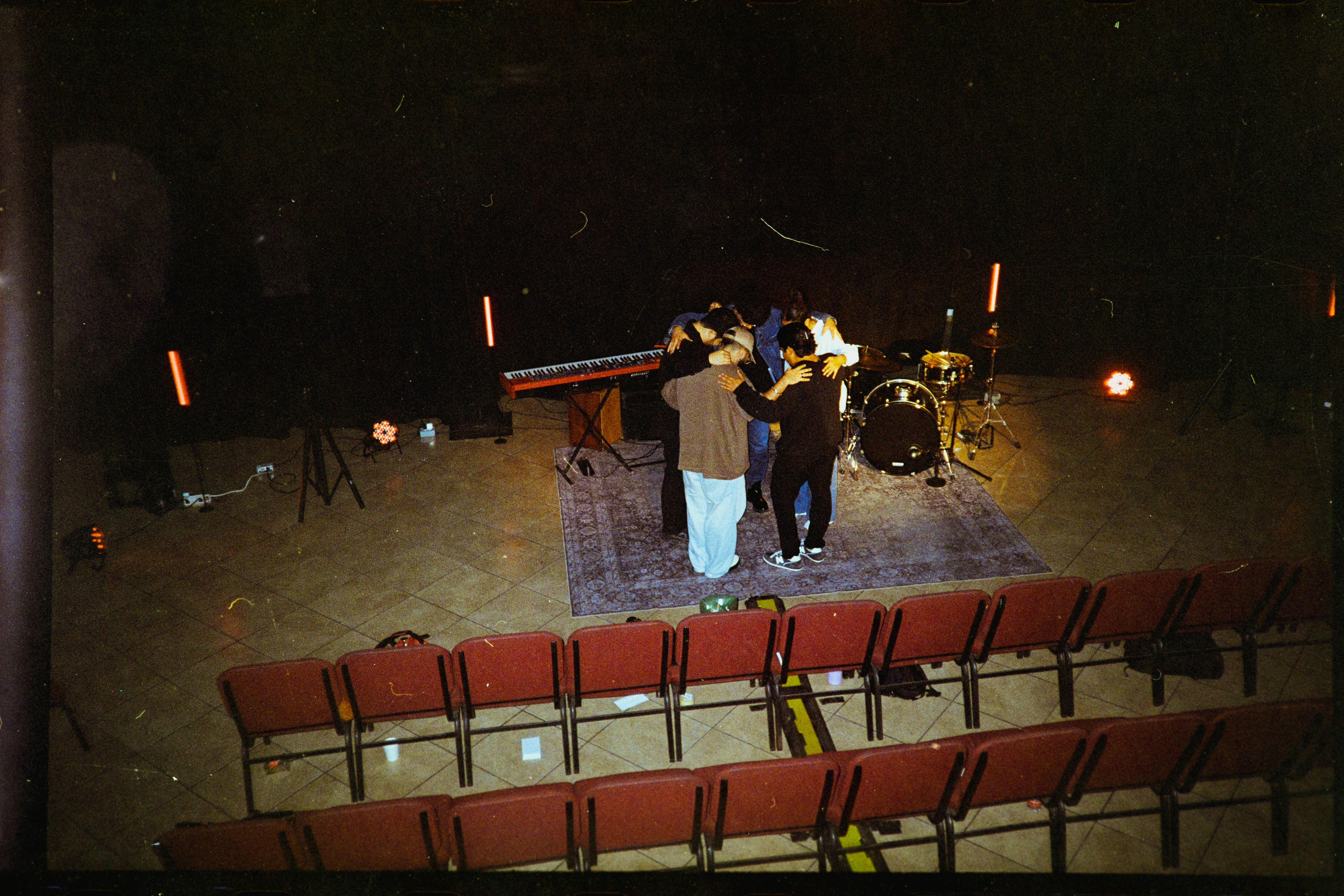 Backstage – die Band vor dem Auftritt