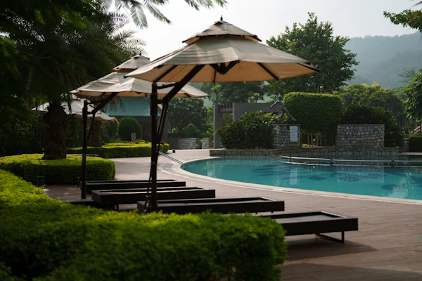 Resort de luxe avec piscine