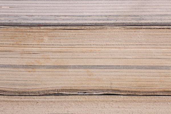 Gestapelte Buchseiten als Textur
