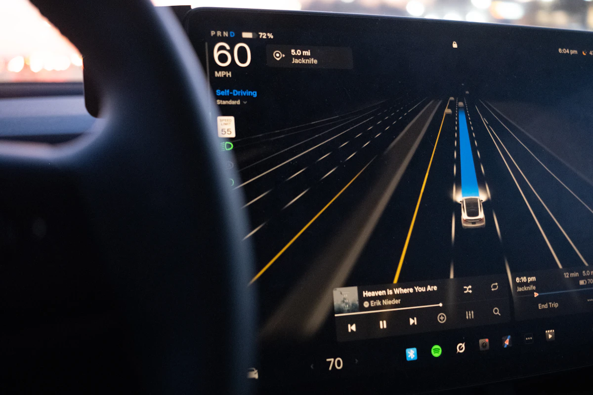 Tesla dashboard detail