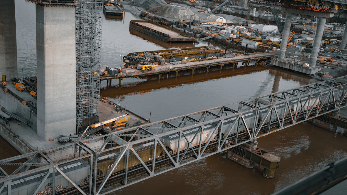 Bridge construction for major infrastructure