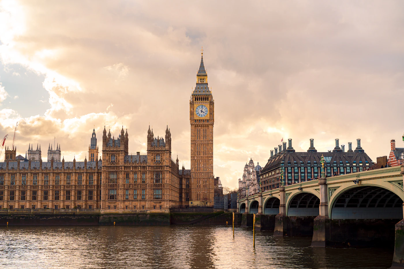 Big Ben and the Houses of Parliament in London
