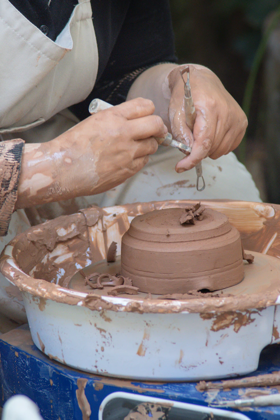 Pottery craft process