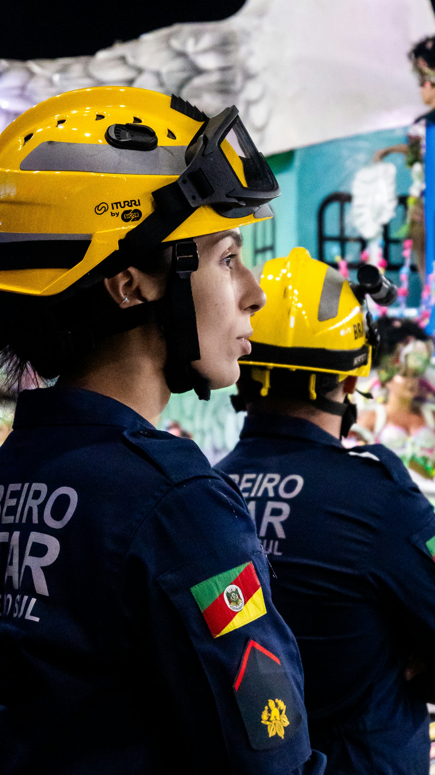 firefighting team