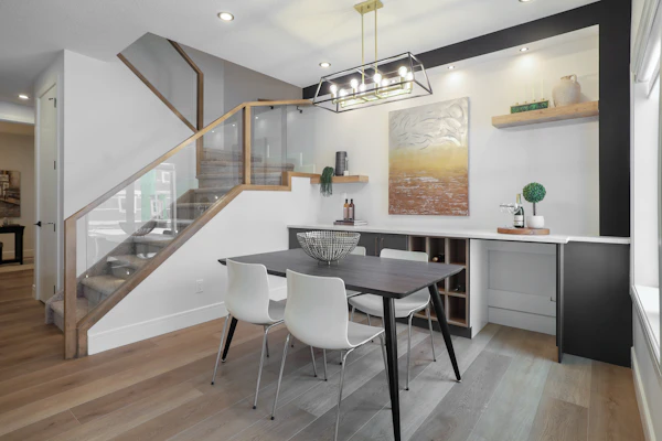 Open-plan living and dining furniture sets