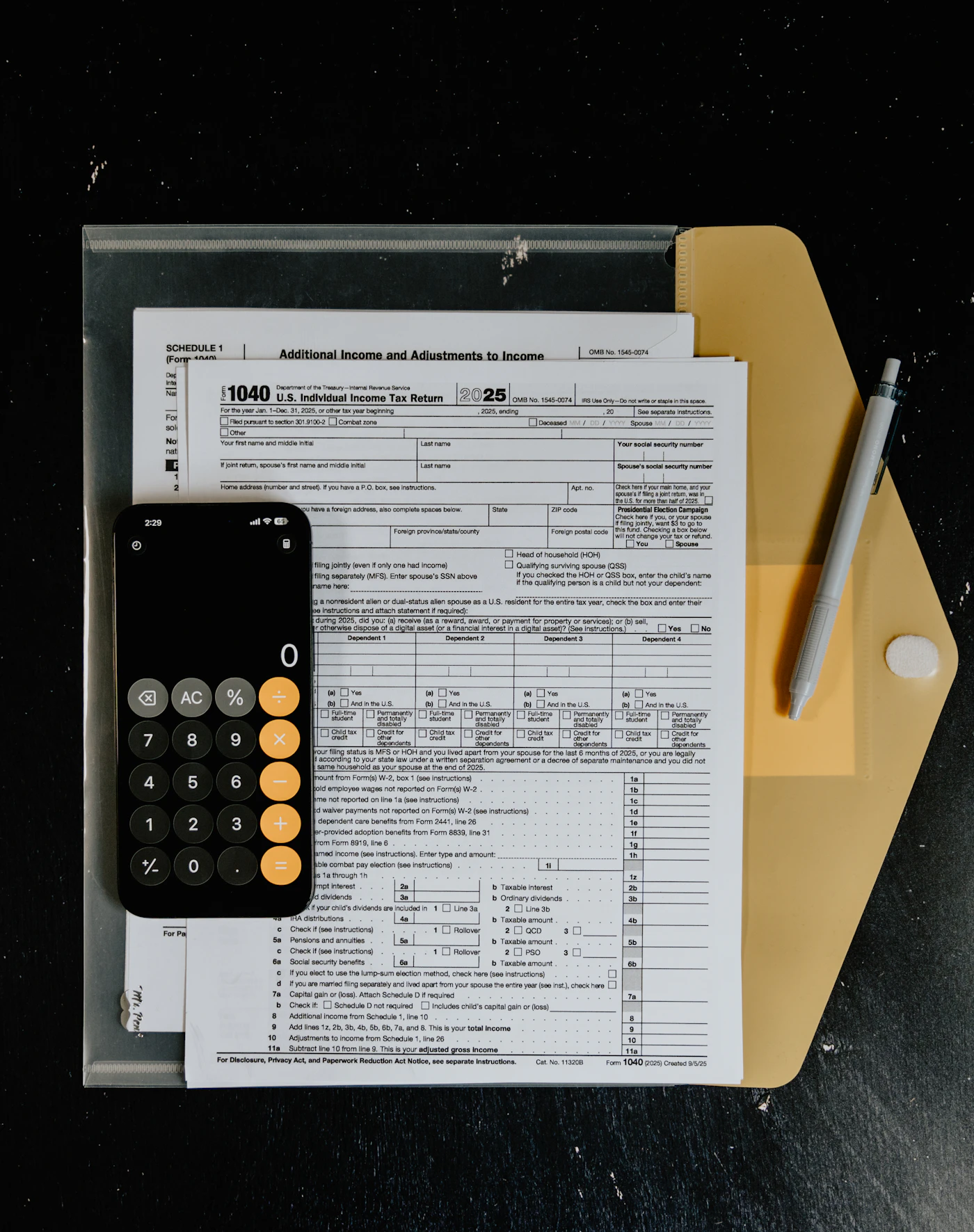 File your taxes