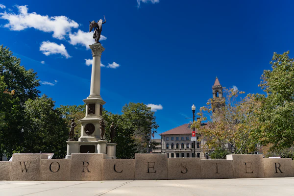 A view of Worcester, MA