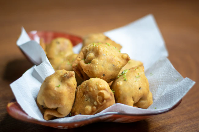 Stock samosas