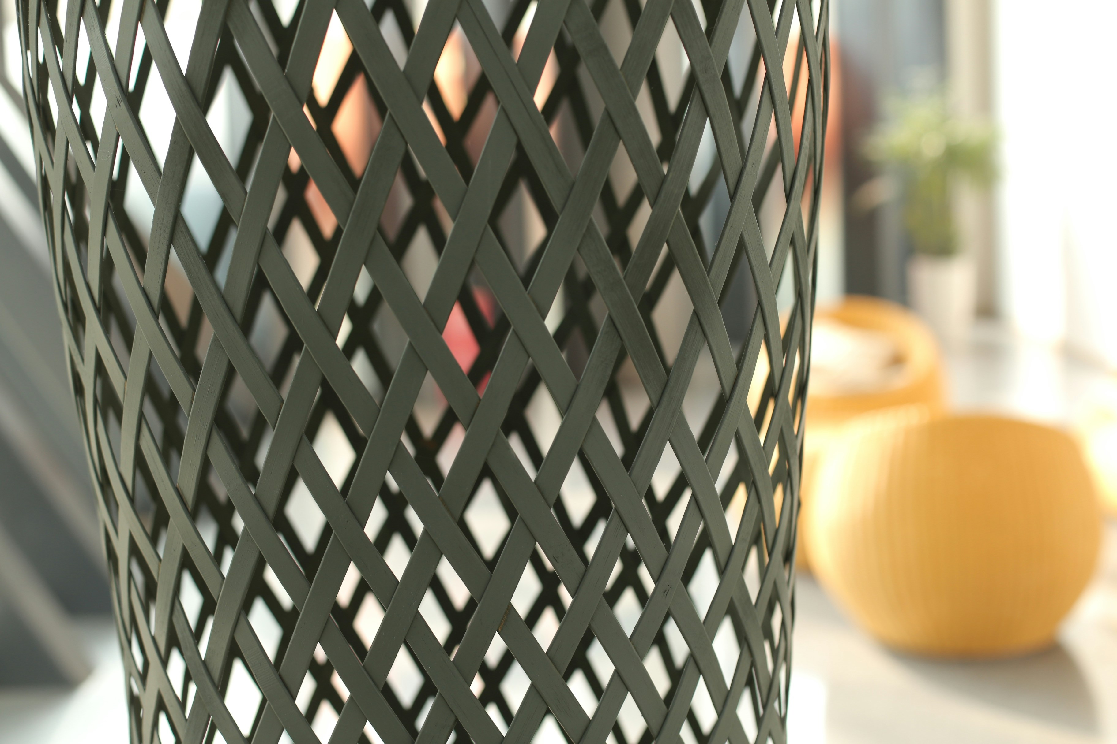 Close-up of a woven basket with blurred background — 1. The Ultimate Entryway Helper