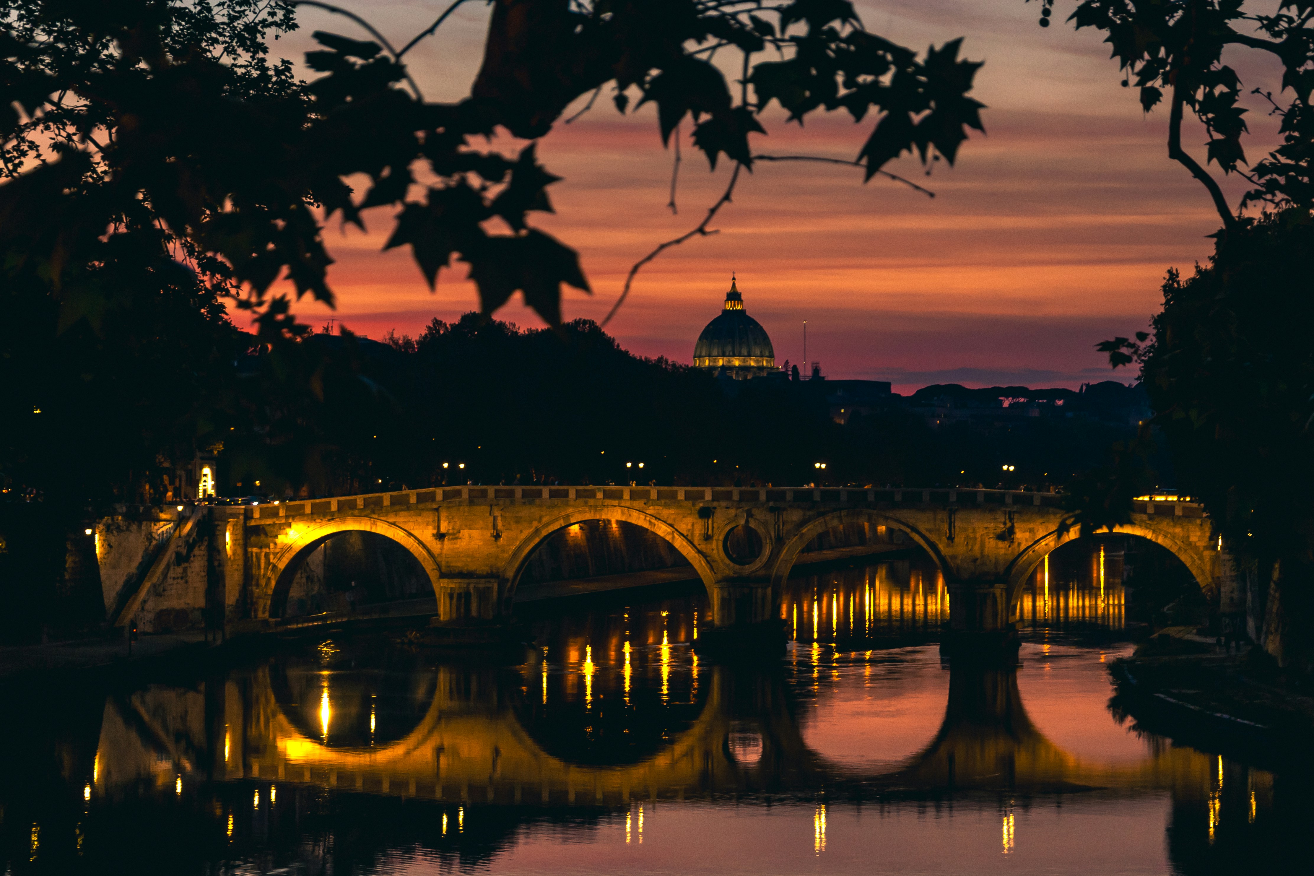 Rome skyline LinkedIn background