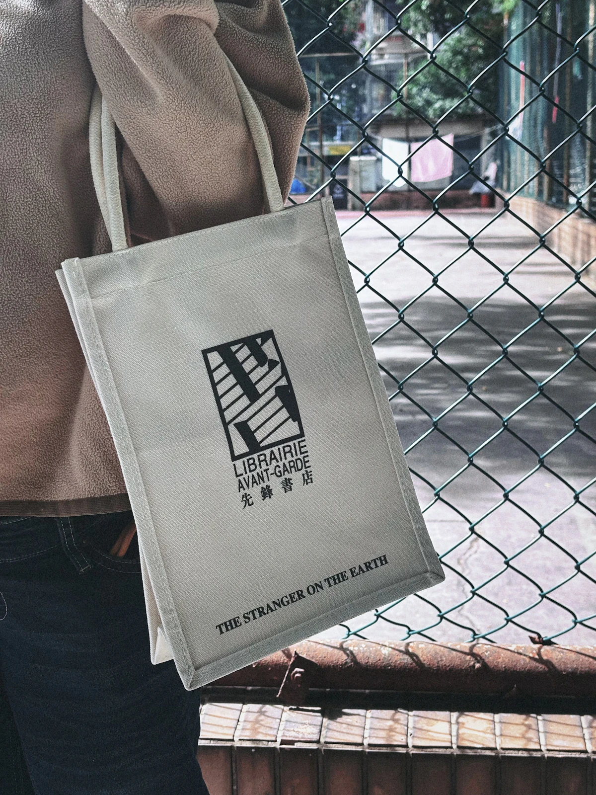 Hochwertige Canvas-Tragetasche mit Logo-Print