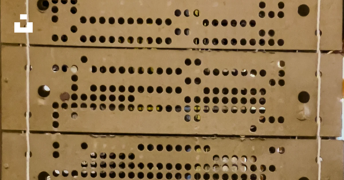 Labelled Punch Card Stack A stack of old, perforated punch cards. photo – Free Archive Image on ...