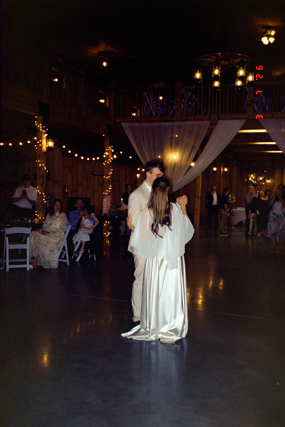 Couple sharing a first dance
