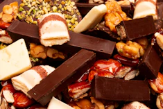 Sugar-free chocolate and nutty bar with nuts — TasteBlend Adorvia Reb M
