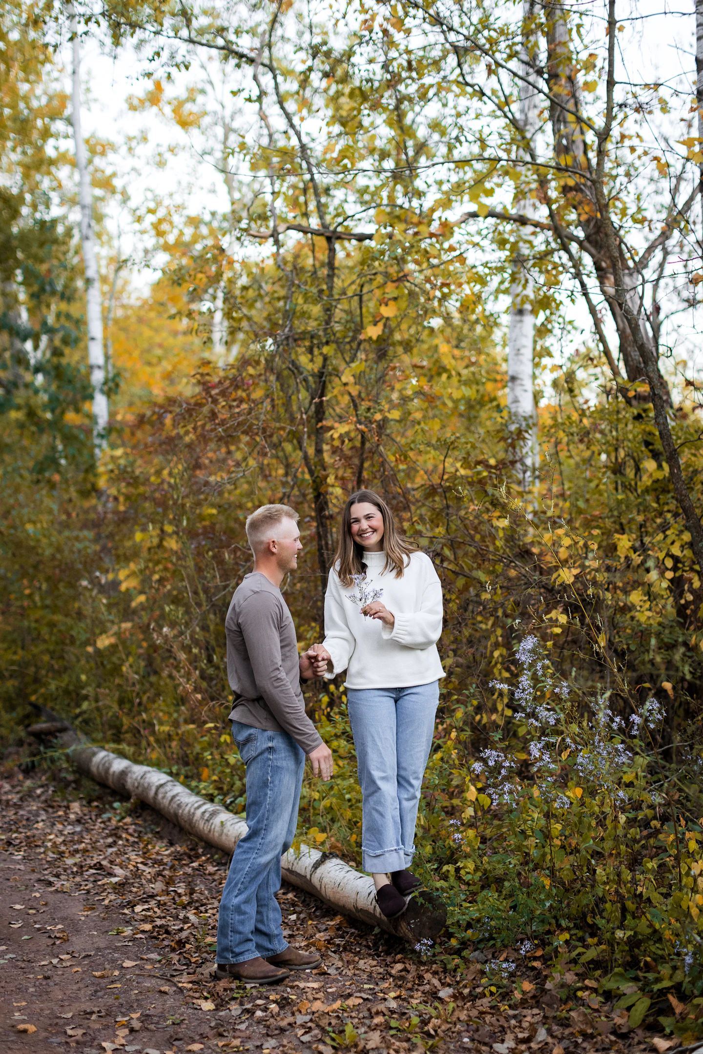 Active senior couple outdoors