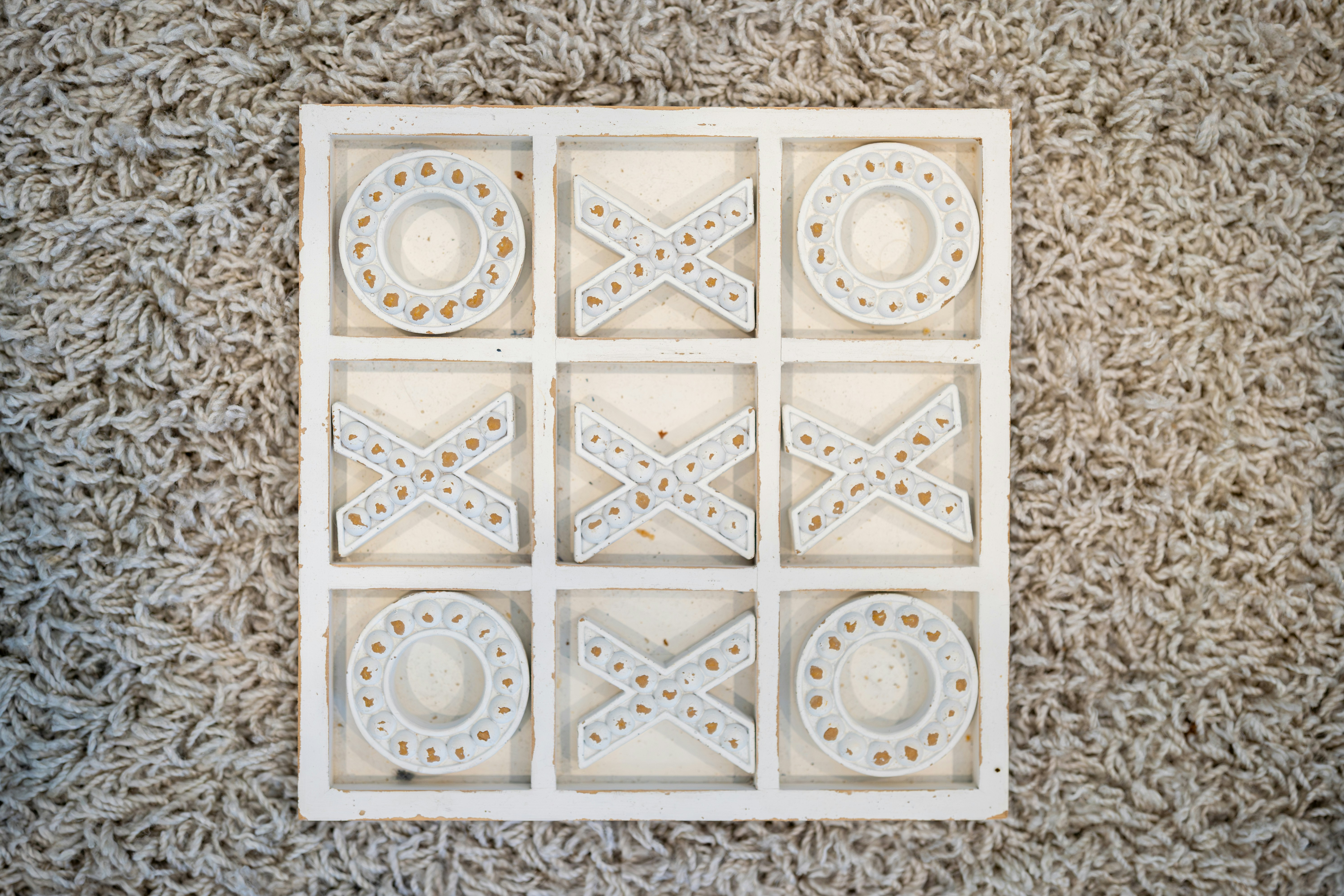 三目並べのゲームボード(xとOS付き)