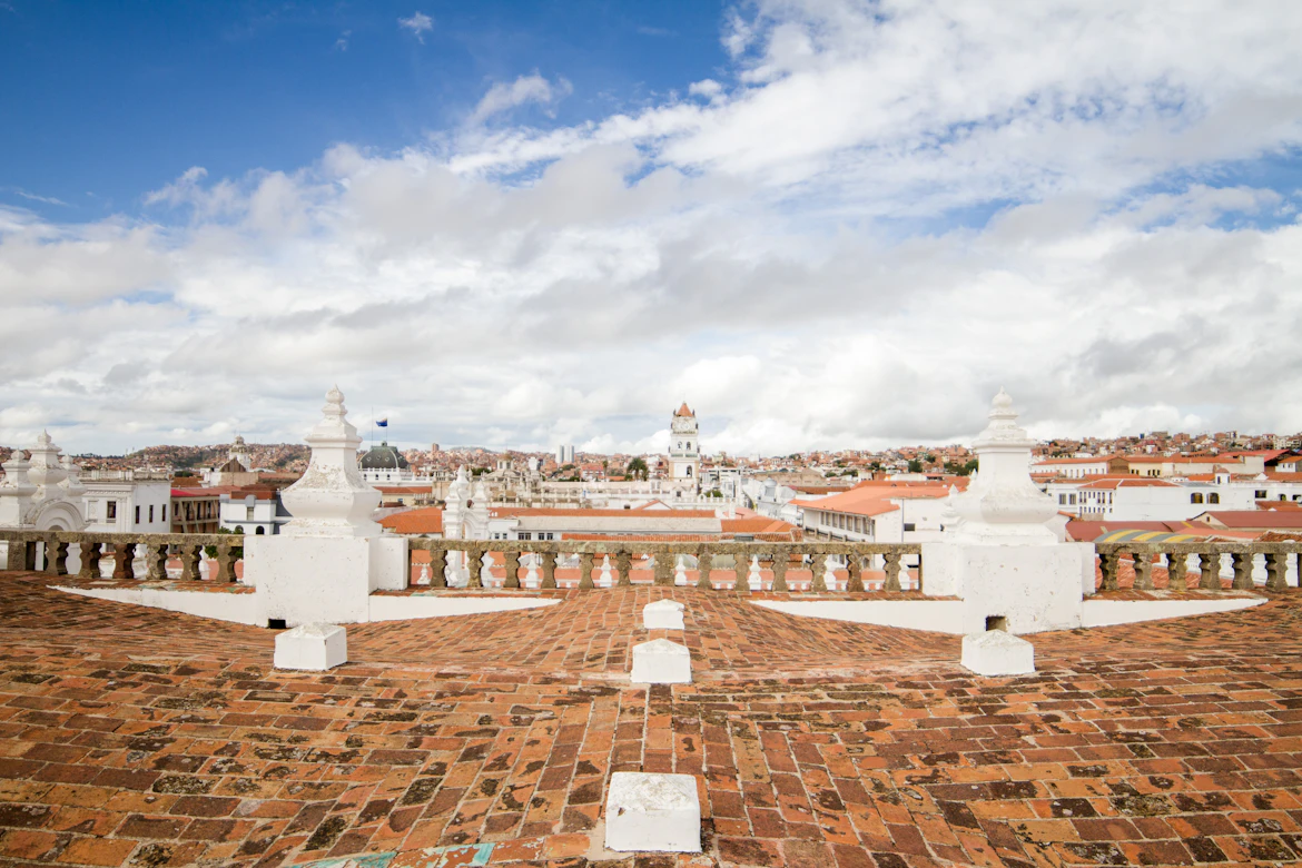 The architectural beauty of a historic colonial building in Sucre