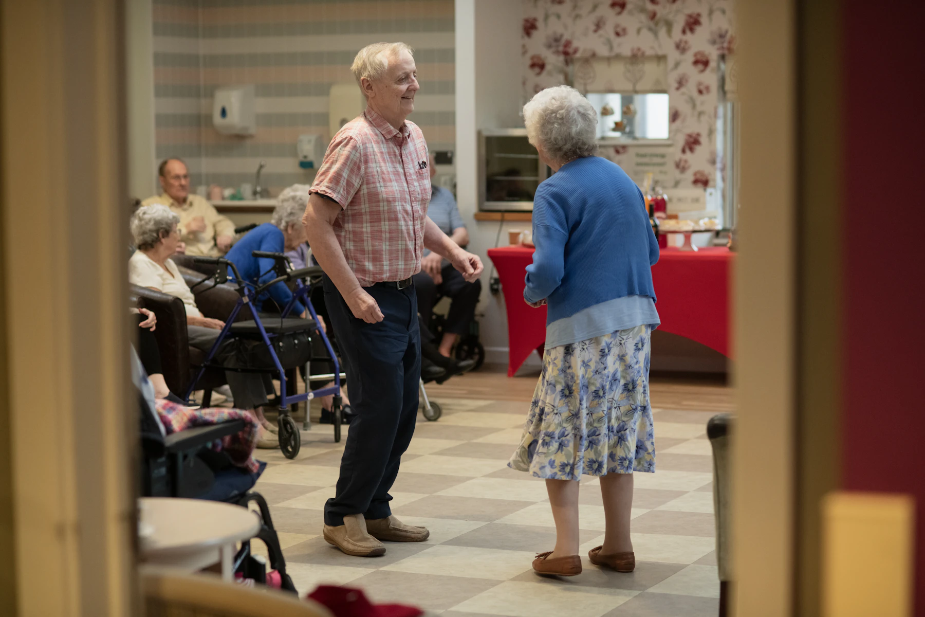 Assisted Living AI SEO Agency: older adults participating in an active senior living community program