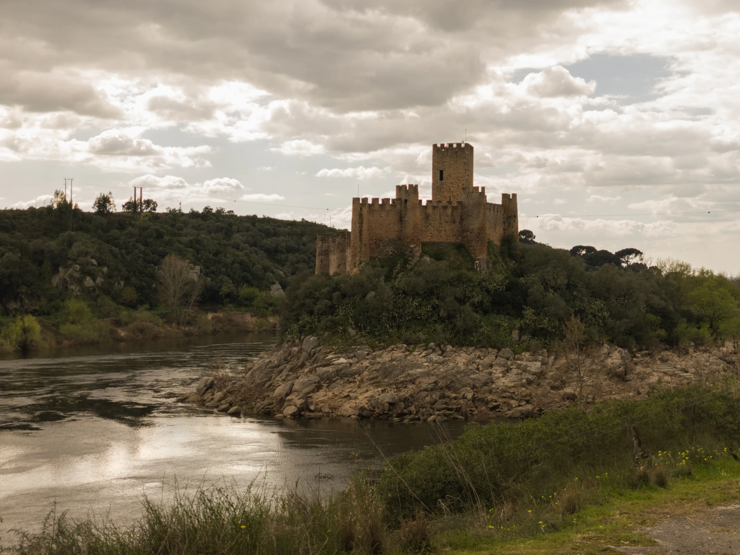 Castelo de Almourol on its island in the Tagus, Ribatejo