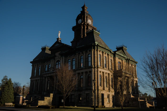 Historic Northeast Indiana county courthouse