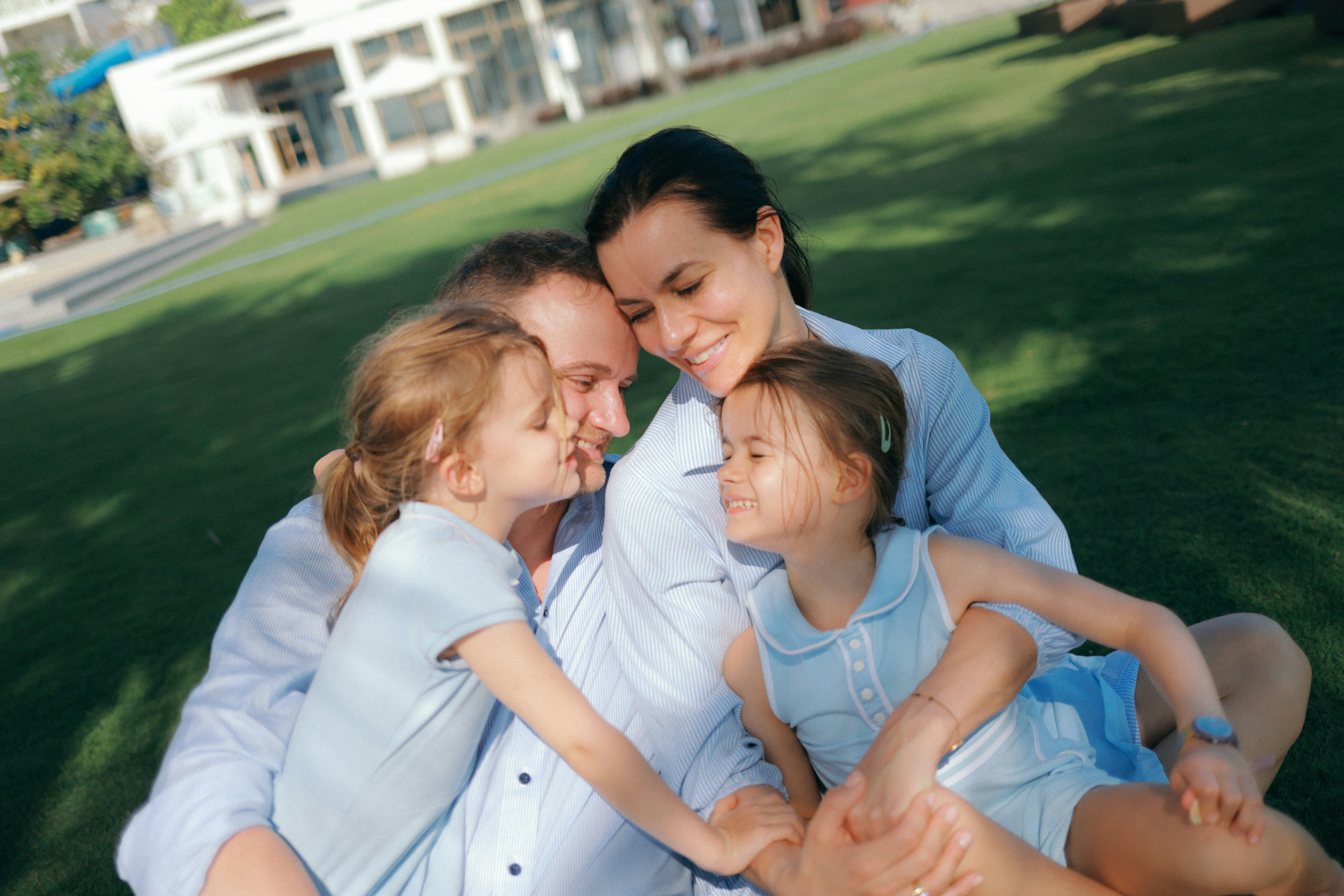 children being taken care of